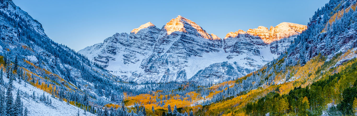 HeroImage snow covered mountains