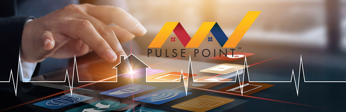 hand opening pulse point app on tablet