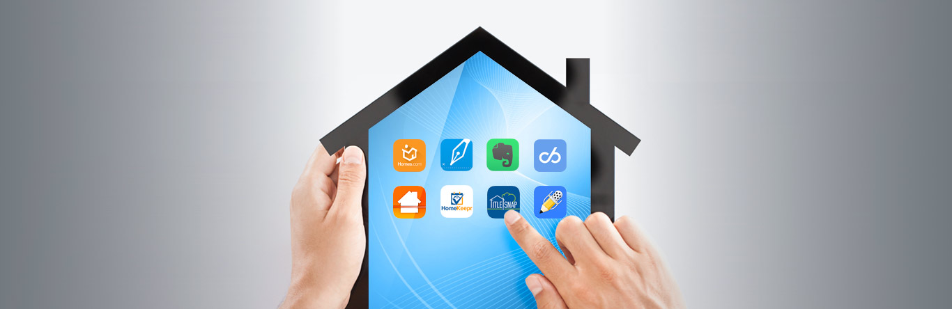 house shaped tablet with apps displaying on screen